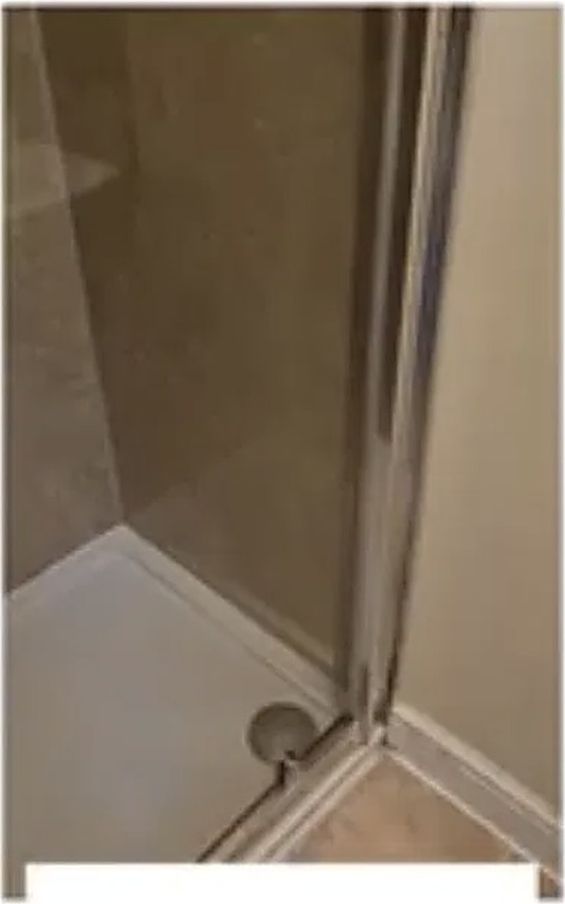 Shower cabin spotless and shining after professional deep cleaning in Norwich